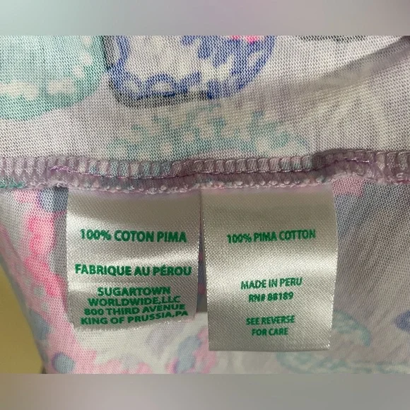 Lilly Pulitzer Dress Size XL Xlarge Mini Swing Resortwear Preppy Beach Tropical - Picture 7 of 9